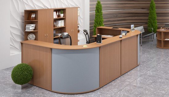 Стойка-ресепшн для офиса ЭДЕМ-1