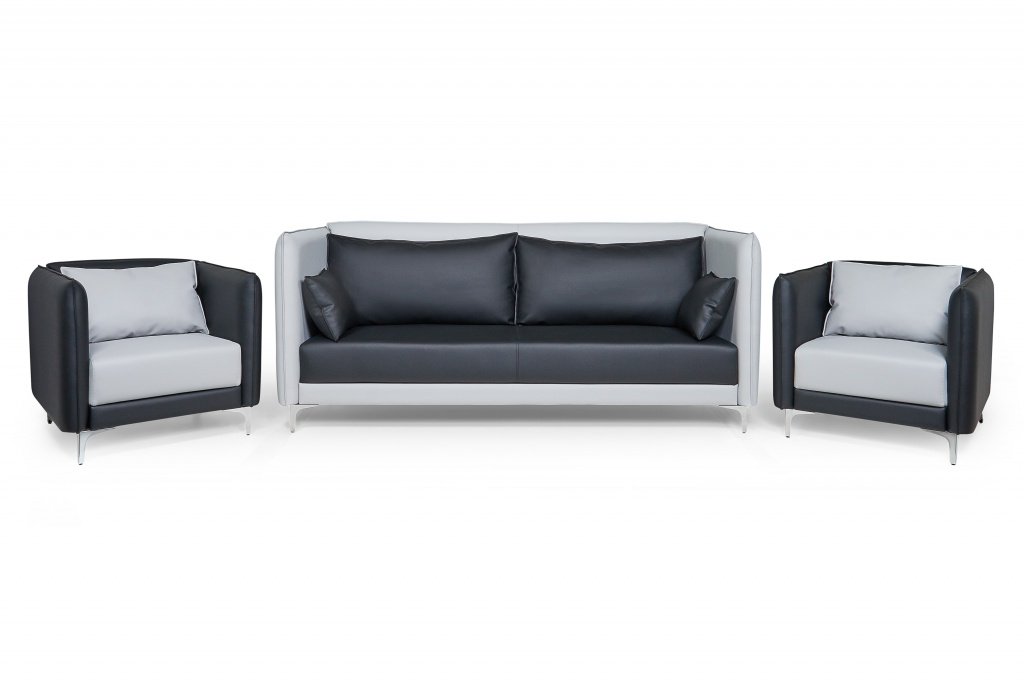 Офисный диван без подлокотников Графит - вид 7