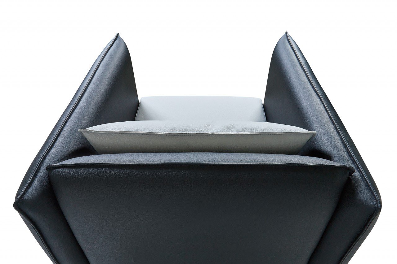 Офисный диван без подлокотников Графит - вид 8