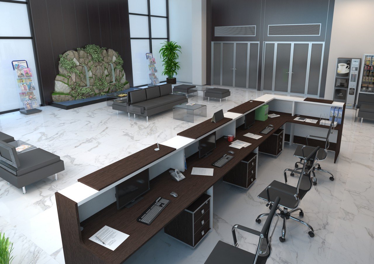 Стойка-ресепшн для офиса Style - вид 7