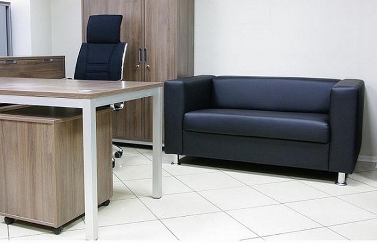 Кожаный офисный диван Аполло - вид 6