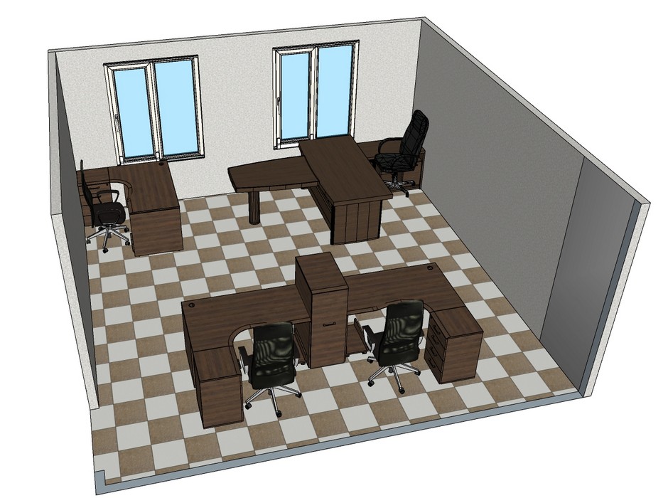 Кабинет для руководителя Дуглас - вид 7