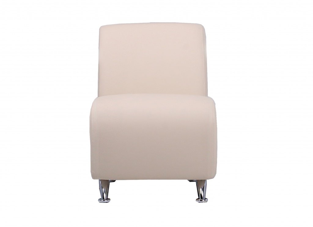 3-местный офисный диван Интер хром - вид 6