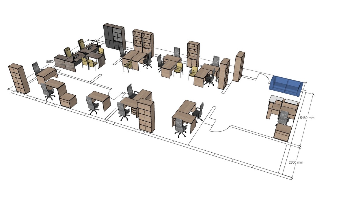 Кабинет руководителя MORRIS TREND - вид 5