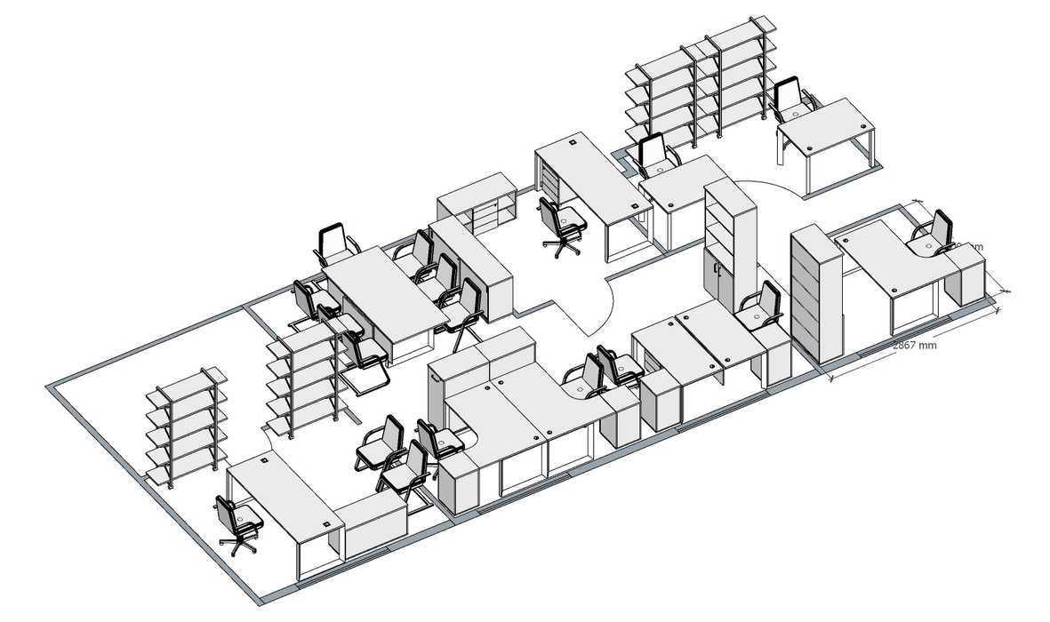 Элитная офисная мебель ONIX METALL - вид 10
