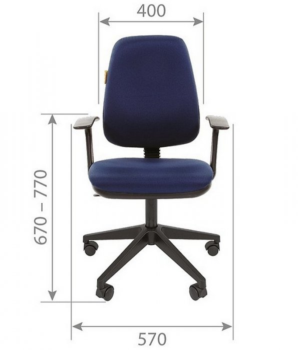 Офисное кресло эконом CHAIRMAN CH-661 - вид 9