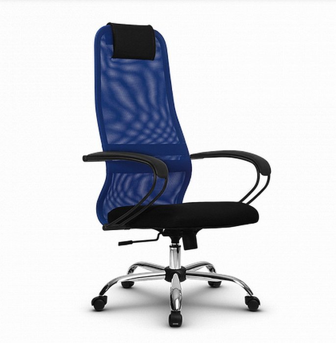 Кресло руководителя METTA SU-BК130-8 хром 17833 - вид 8